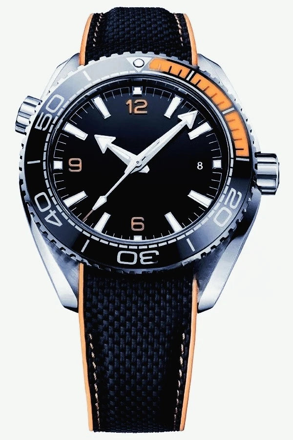 904L Stainless Steel Case, for Men Automatic Mechanical Movement Luxury Watch, Black Blue Leather Ceramic Exquisite Heritage