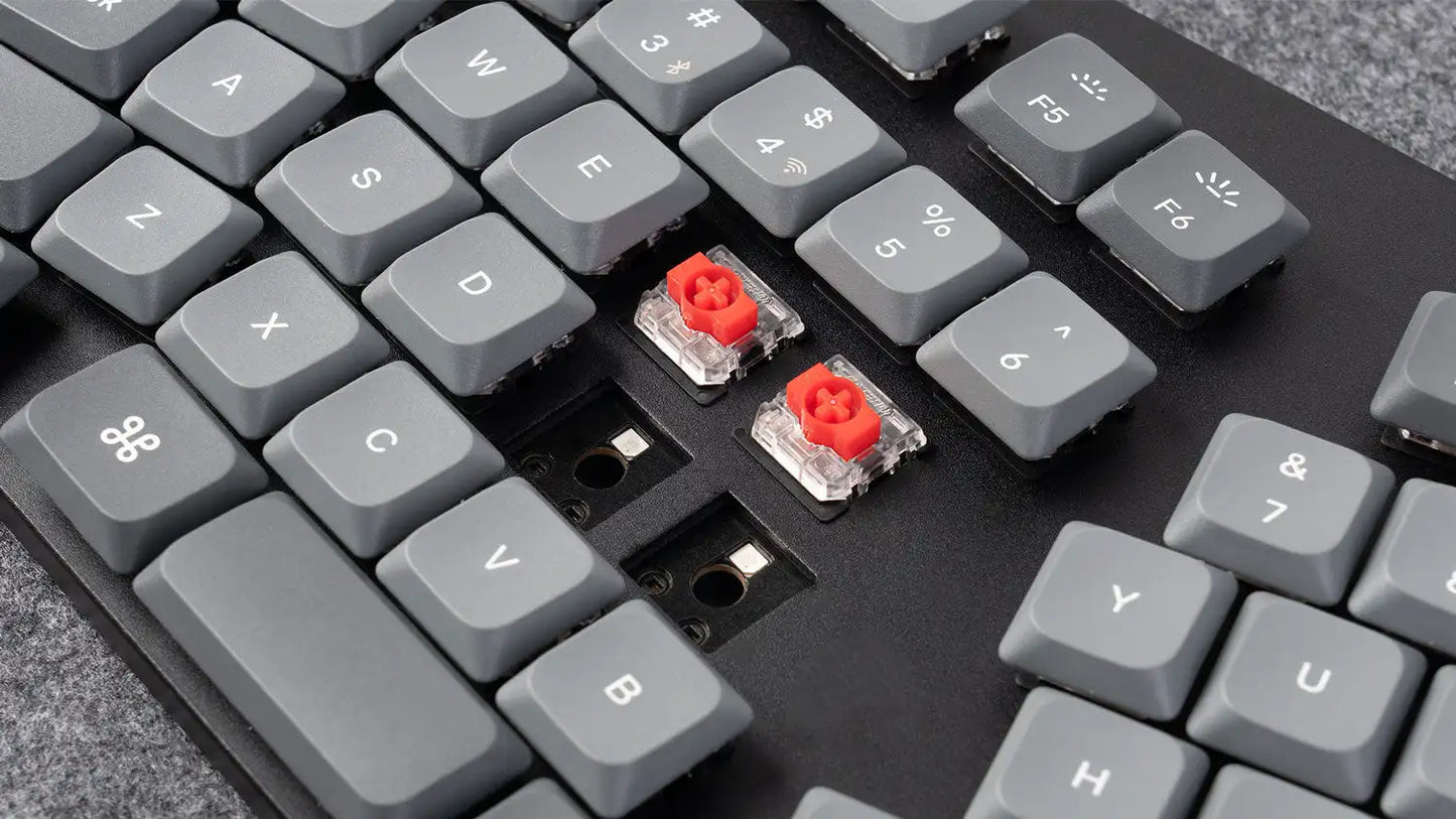 Keychron K15 Max (Alice Layout) QMK Wireless Custom Mechanical Keyboard Low Profile Gateron Switch Double-shot PBT Keycaps