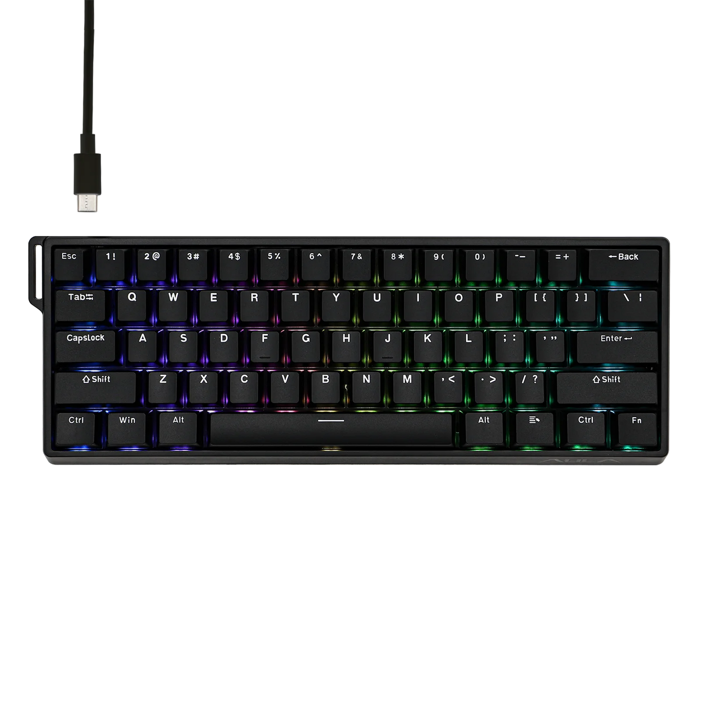 AULA WIN60 HE/WIN60 HE MAX 60% Hot-Swap Tray-Mount Structure Wired Mechanical Keyboard with Hall Effect Magnetic Switch