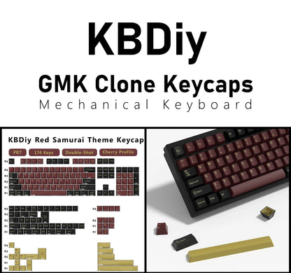 KBDiy GMK Illusion Keycap Cherry Profile Double Shot PBT ISO Keycaps For Gamer Mechanical Keyboard Kit Gaming Point Retro Keycap