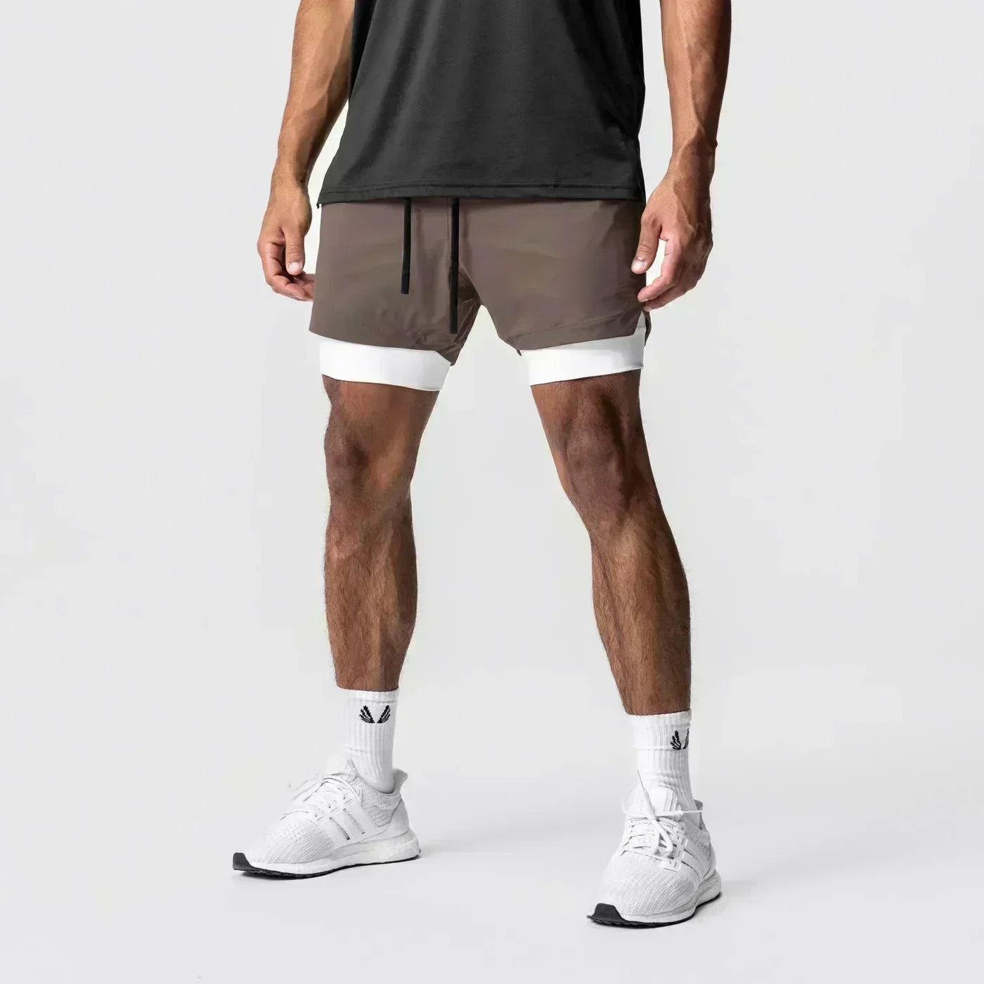 2026 Dragon Ball Anime Men's Shorts Sportswear Quick Dry Gym Pants Double-layer 2 in 1 Shorts Y2k Summer Breathable Streetwear