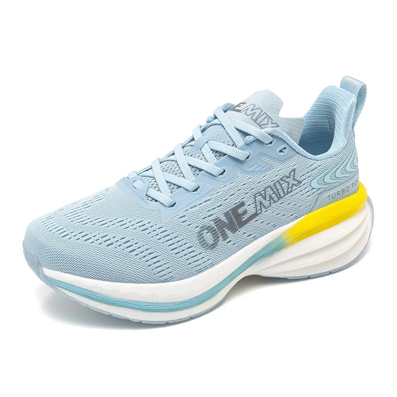 ONEMIX Men's Running Shoes Air Cushion Sneakers Breathable Mesh Outdoor Athletic Height Increase Walking Shoes Size EU 35-47