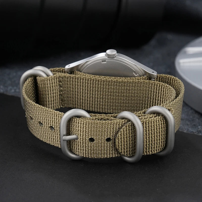 Militado ML07 Quartz Watch VH31 Movement Sapphire Crystal Military Watch 100m Waterproof High Clear AR Coating Luminous Watch
