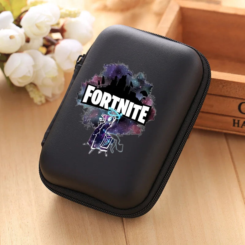 New Fortnite Storage Bag Multi Function Data Cable Charger Organizer Travel Earphone Protective Pouch Childrens Birthday Gift