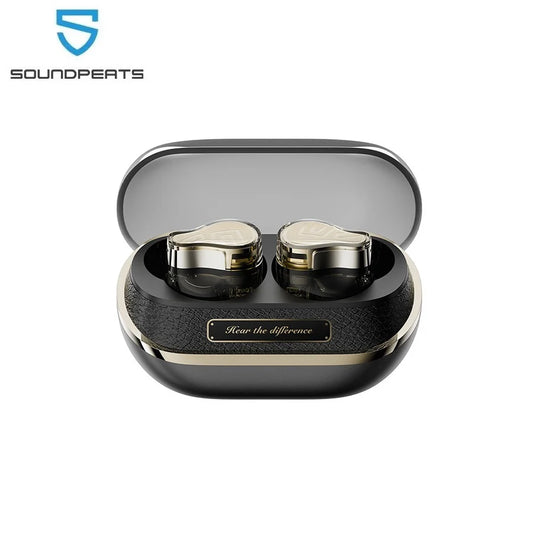 SoundPEATS H3 Wireless Bluetooth Earbuds Hybrid 3 Driver HiFi Earphones with 55dB Adaptive ANC, LDAC aptX Lossless Audio, Hi-Res Wireless Headphones