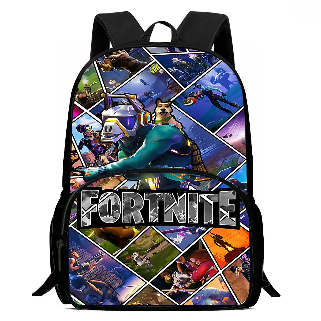 Hot Game Design Child Backpacks Shoulder Bag Pencil Case F-FortniteS Pupil Large Capacity School Bags for Boys Girls Best Gift