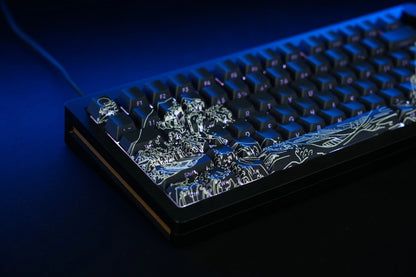 Side-engraved Translucent CHERRY Keycaps PBT Creative Personalized Customized for 60/64/84/98/108 Mechanical Keyboards MX Switch