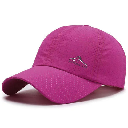Casquette de baseball en maille ultra-respirante à séchage rapide - Casquette de sport d'été polyvalente pour hommes et femmes - Idéale pour les aventures en plein air