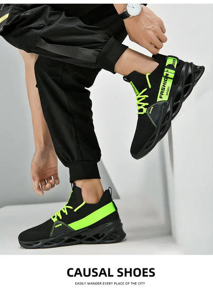 Sneakers casual viola alla moda per donna e uomo, scarpe da corsa Blade, taglie grandi 48, scarpe sportive leggere e traspiranti, sneakers da uomo in rete