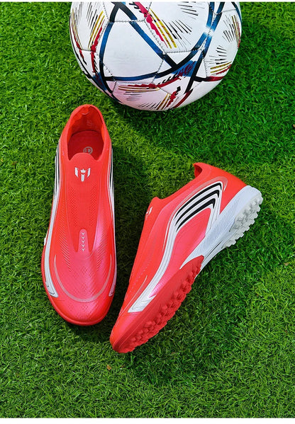 Nouvelles chaussures de football pour hommes, mi-hautes, de haute qualité, crampons pour terrain en gazon, baskets antidérapantes pour intérieur, très vendues, pour matchs en extérieur