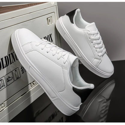 Herrenschuhe aus Kunstleder, Sneaker, trendige Freizeitschuhe, Herrensneaker, vulkanisierte Herrenschuhe, Paarschuhe, Damenschuhe