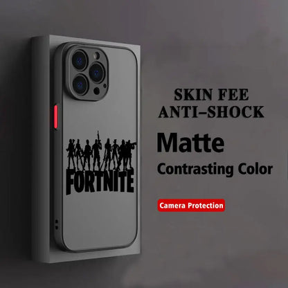 Funda para móvil Hot Game F-Fortnites para Xiaomi Redmi Note 14 13 12 12S 11 11S 10 10S 9T 9S 8 7 Pro Plus 4G 5G, cubierta trasera transparente mate