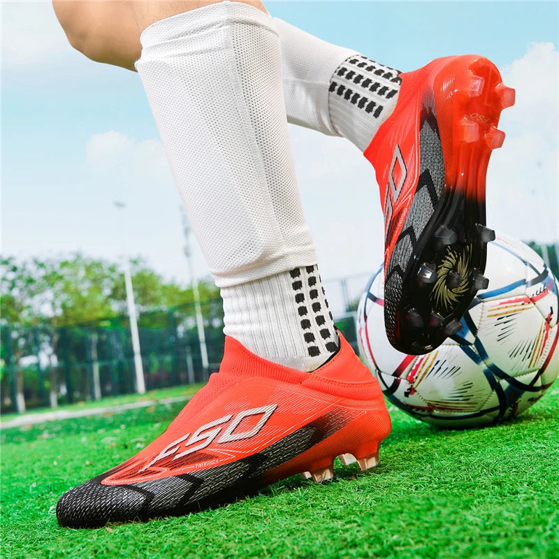 Chaussures de football pour hommes, neuves, pour terrain gazonné, professionnelles, originales, résistantes, décontractées, chaussures de football de qualité supérieure, ultralégères