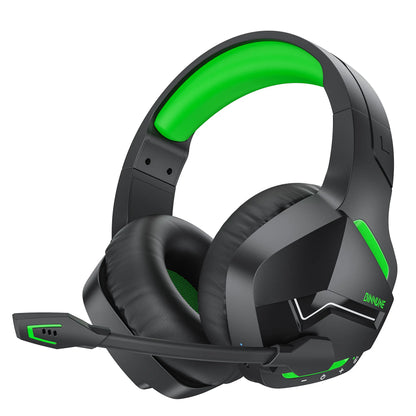 BINNUNE BW01 casque de jeu sans fil pour PC PS4 PS5 Playstation 4 5, 2.4G sans fil Bluetooth USB casque de joueur avec micro