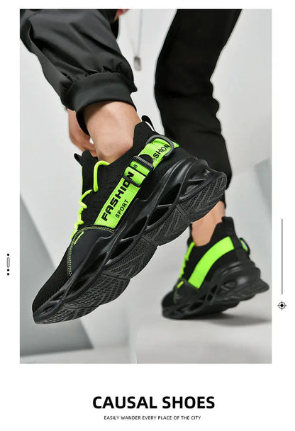 Sneakers casual viola alla moda per donna e uomo, scarpe da corsa Blade, taglie grandi 48, scarpe sportive leggere e traspiranti, sneakers da uomo in rete