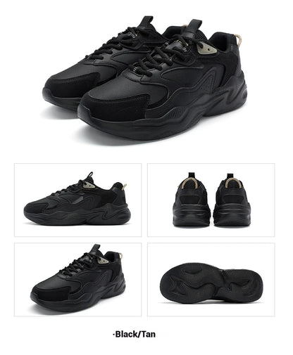 Xtep Casual Shoes For Men Breathable Thick Sole Heightened Lightweight Strong Wrapping Street Style Sports Shoes 977319320047