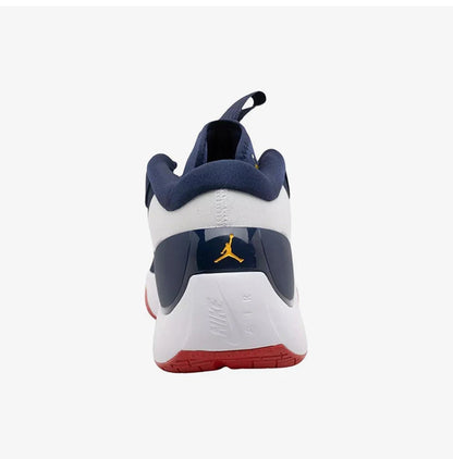 Sapatilhas de basquetebol Nike Jordan genuínas para homem, confortáveis, com amortecimento de impacto, cano médio e design prático DH0248-130