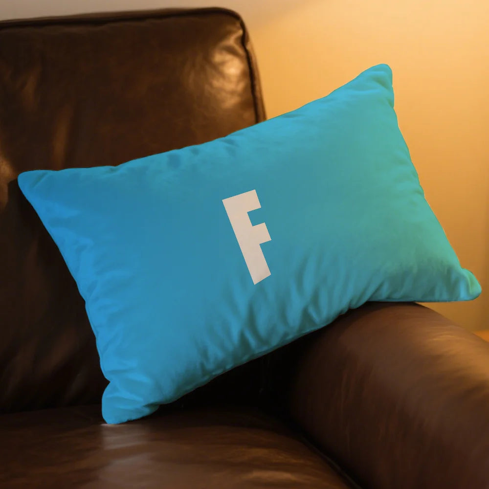 F-FORTNITE Game Logo cushion cover Rectangle Pillow Case Printing Bedside Sofa Room Home Decoration Pillowcase