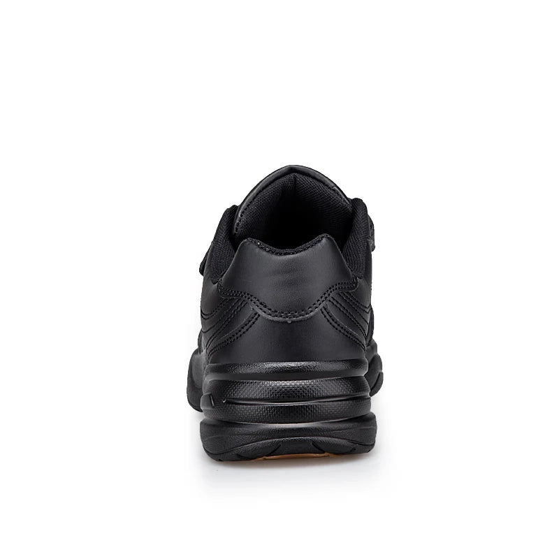 Sneakers da uomo in pelle regolabili con chiusura a strappo, scarpe sportive casual, sneakers bianche, scarpe da ginnastica sportive da uomo