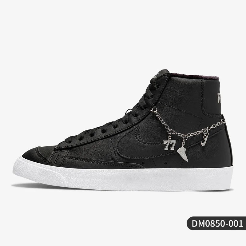 Zapatillas Nike Genuine Blazer de caña alta para mujer, moda casual, DM0850-001