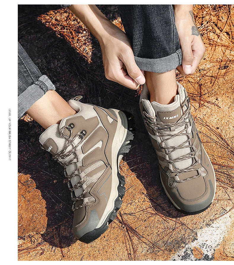 2025 New Hiking Shoes Unisex Outdoor Hiking Sports Shoes Camping Boots Ladies Waterproof Walking Shoes Non-slip Hiking Shoes