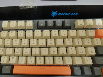 Wireless Mechanical Keyboard 96 Keys 100% Layout Spanish Russian Korean Arabic Mechanical Keyboard Bluetooth RGB K95 2000mAh