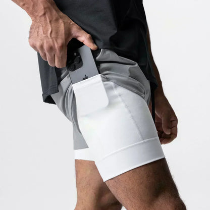 2026 Dragon Ball Anime Men's Shorts Sportswear Quick Dry Gym Pants Double-layer 2 in 1 Shorts Y2k Summer Breathable Streetwear