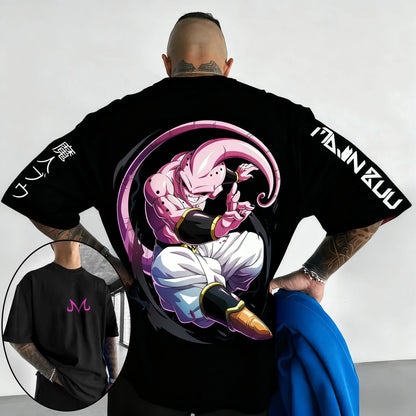 Dragon Ball Japanese Anime Printed Men's T-Shirt Majin Buu Boys Children Harajuku Short Sleeve Kids Goku T-shirt Summer Clothing