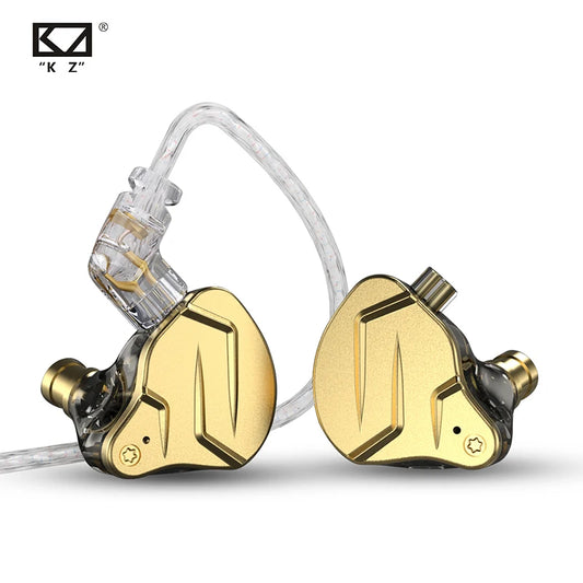 KZ ZSN Pro X Hybrid HiFi Wired Earphones 1BA+1DD Metal In-Ear Earbuds with Detachable Cable, Sport Noise Cancelling Headset