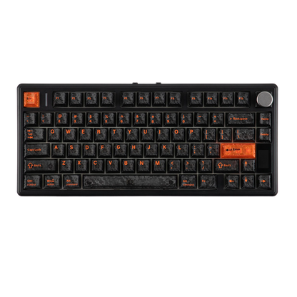 EPOMAKER TH80 V2 PRO 75% ANSI US Layout Wired/Bluetooth/2.4Ghz Wireless Mechanical Gaming Keyboard with Screen/ Knob & 10000mAh