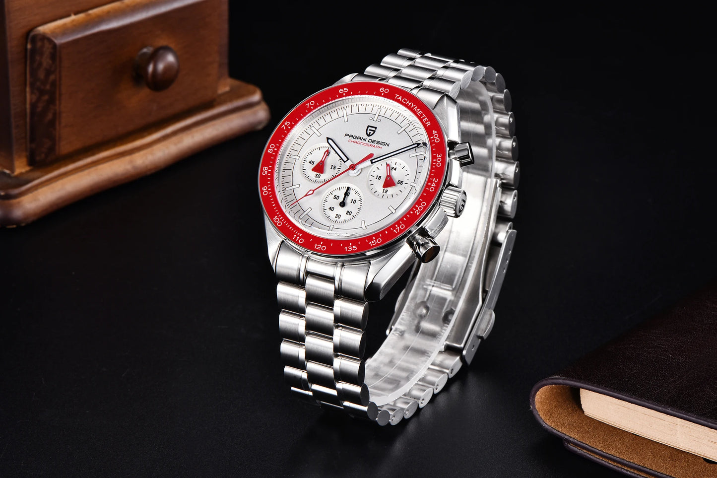 PAGANI DESIGN AK Project Mars Men's Watches Top Luxury Quartz Watch For Men AR Sapphire Speed Sport Chronograph Automatic Date