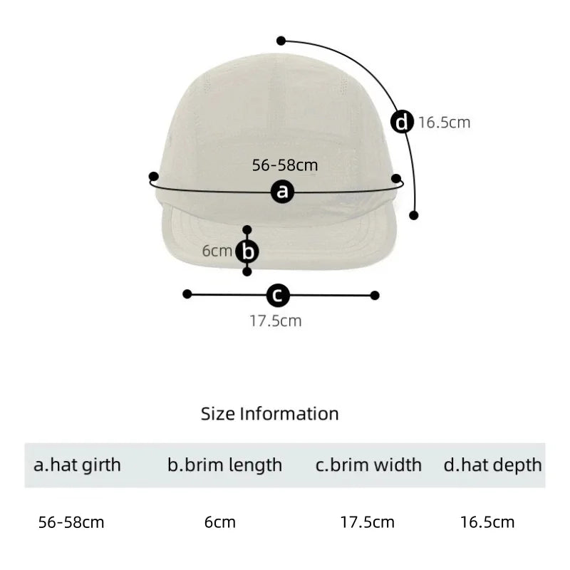 Casquettes de course ultralégères pour hommes et femmes, à séchage rapide, pour les sports de plein air, le cyclisme, le trail et le marathon, casquettes snapback
