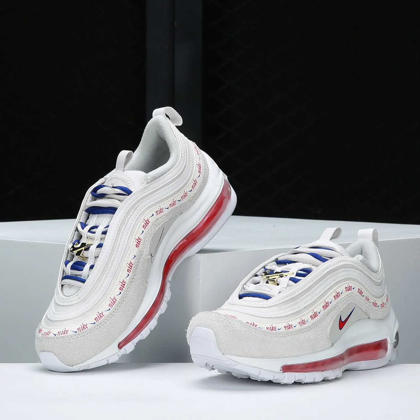 Nike ægte AIR MAX 97 lave sportssko til kvinder med luftpude DC4013-001