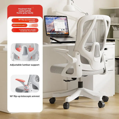 Ergonomic Gaming Chair with Adjustable Height, Comfort Support Cushion, Office Desk Chair for Home, Dorm, Gaming, and Long Hours Use