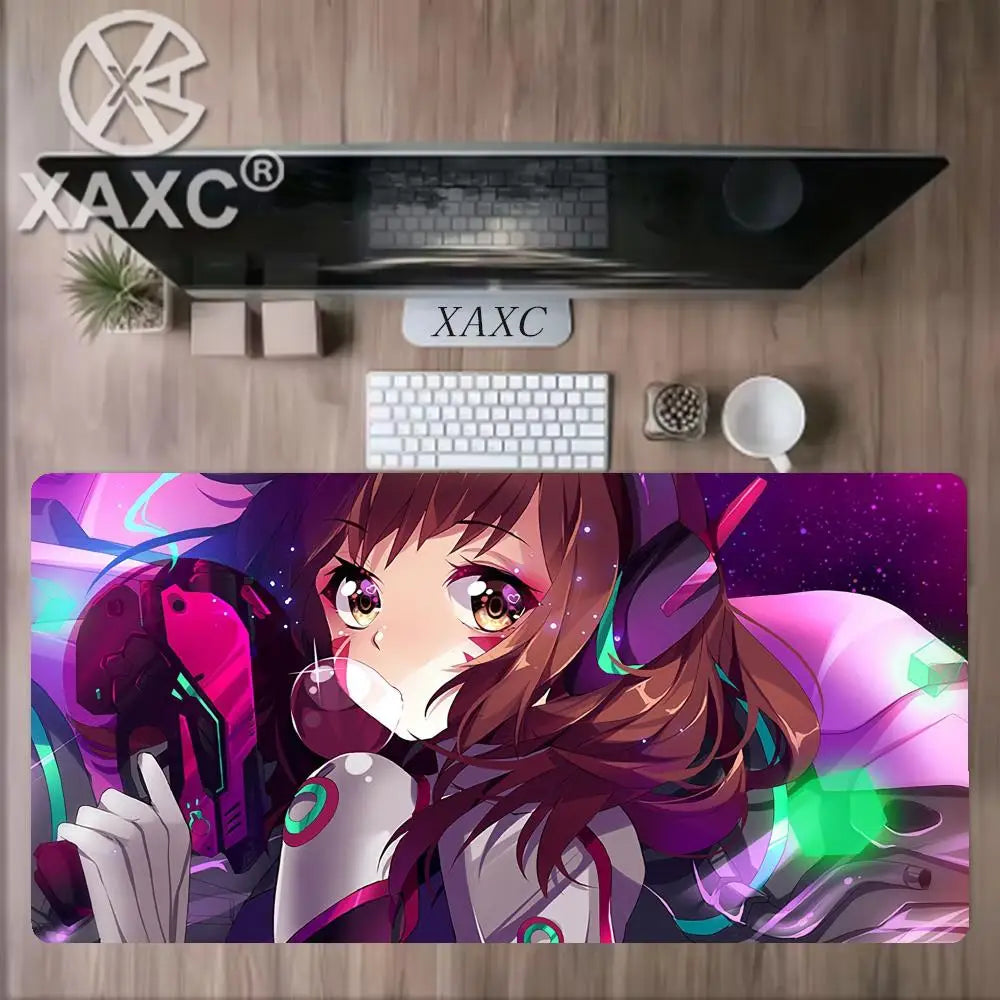 Stor Overwatch-musmatta Kawaii XXL för PC och skrivbord, gamerkontorsmatta, tangentbordsunderlägg, GamingAccessories MousepadXAXC