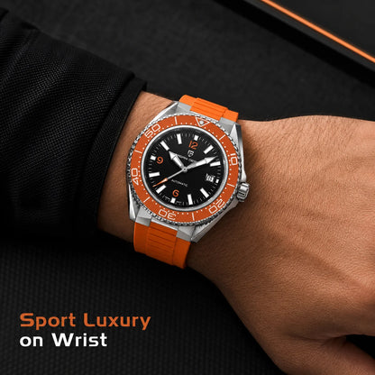 Pagani Design New Men's Mechanical Watch Luxury Sapphire Stainless Steel 100m Waterproof Ceramic bezel Automatic Watch