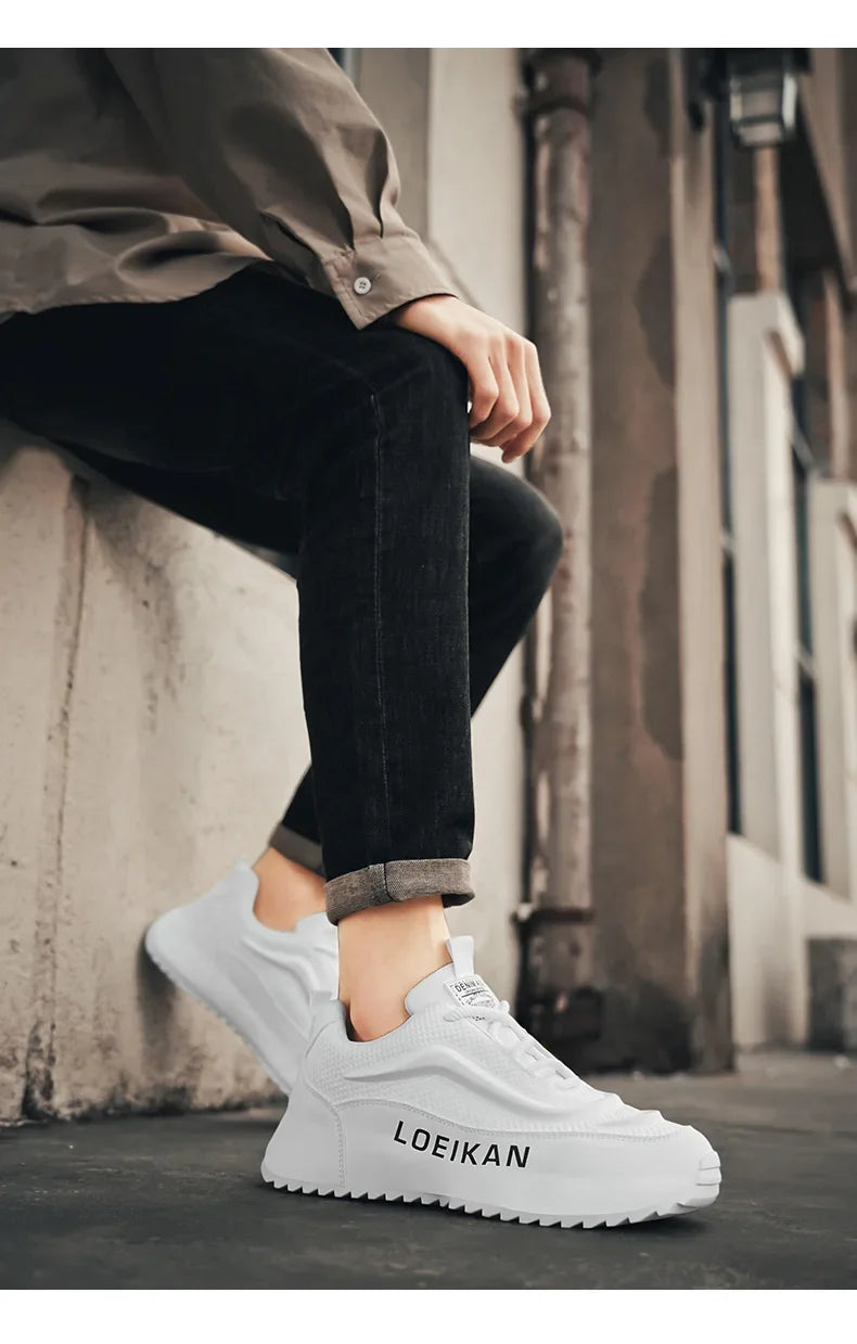 Men's Walking Running Shoes Men Casual Lightweight Tennis Shoes Sports Sneakers Breathable New Fashion Sneakers Plus Size 47