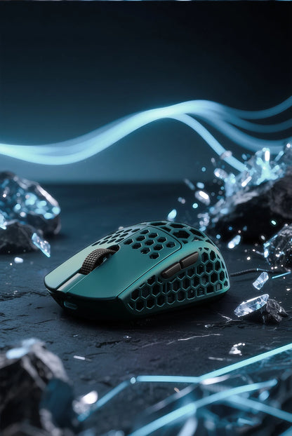 Darmoshark M5Air Forged Carbon Fiber Wireless 8K Gaming Mouse PAW3950 30K DPI Small Hand Finger Grip Game Macro Mice Lightweight