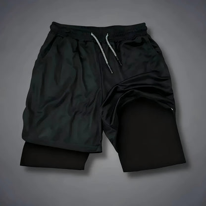 Dragon Ball Summer Son Goku Men's Bot Fitness 2026 Double-Layer Replica Two-Piece Loose-Fit Training Running Shorts Casual Pants