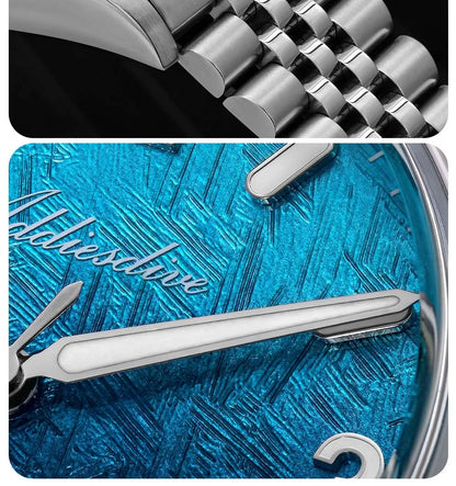 ADDIESDIVE AD2547 BGW9 Super Luminous Men Watch Sapphire Glass 10Bar Waterproof  316L Stainless Steel Automatic Mechanical Watch