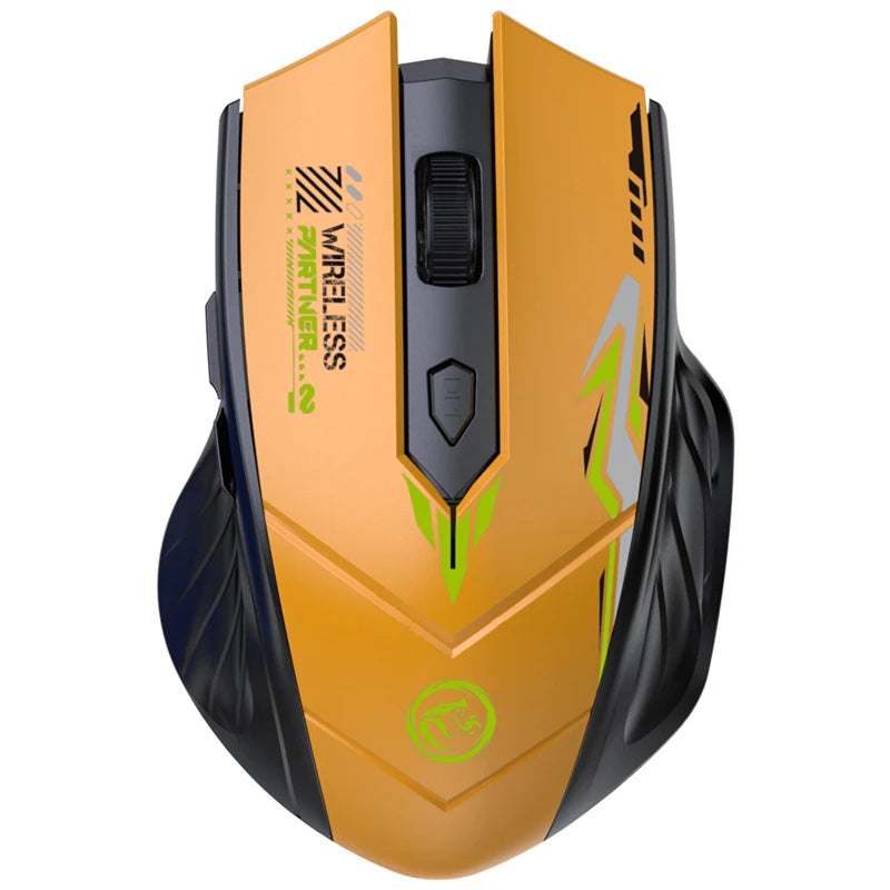 Wireless Gaming Mouse Dual Mode Bluetooth 2.4G Rechargeable Silent Ergonomic Mouse with Adjustable DPI, Type-C Wireless Gaming Mouse for PC, Laptop & Mac