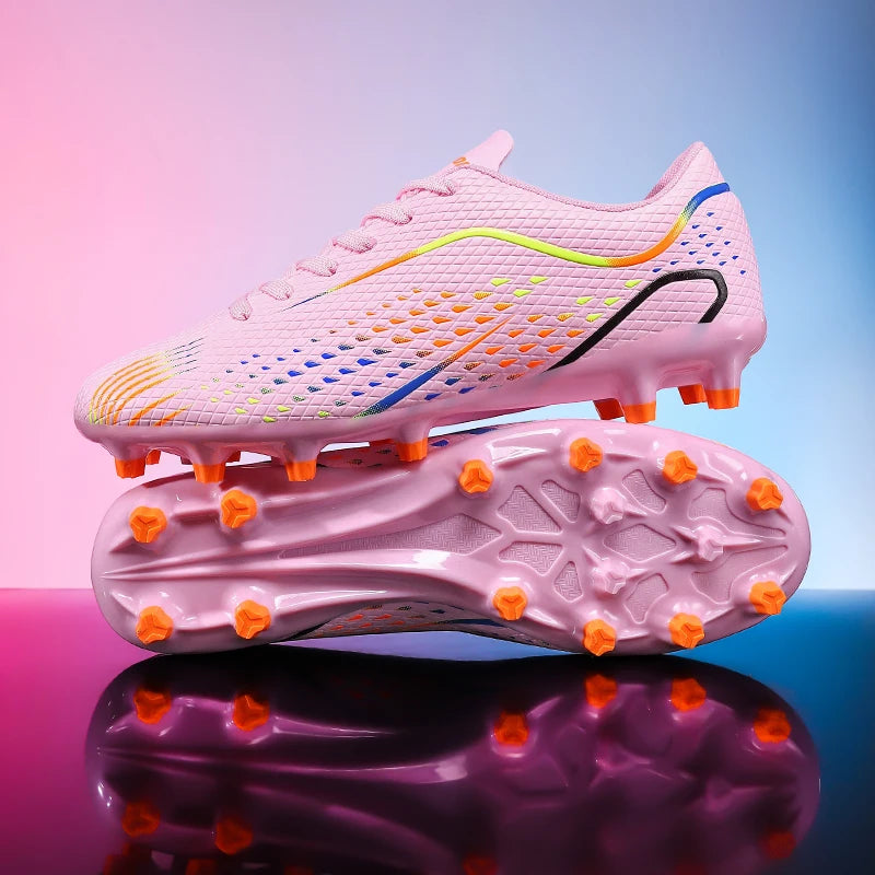 Chaussures de football pour enfants et jeunes, crampons antidérapants, respirants et légers, baskets d'entraînement pour garçons, enfants, matchs de football