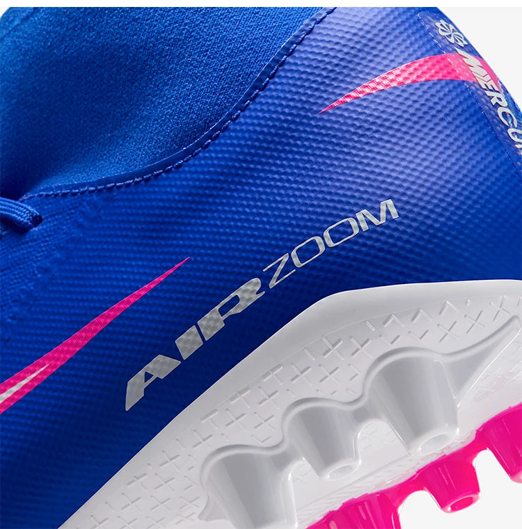 Nike originele veer-voetbalschoenen voor heren, halfhoog, met veters, slijtvast, model FQ8329-446