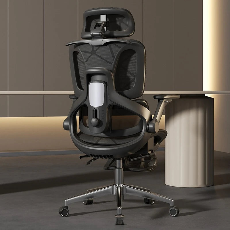 Air Titan kontors- och gamingstol i full mesh med ergonomiskt trezonsstöd för ländryggen för skrivbord och studier samt välventilerad design
