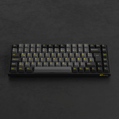 Akko 3084B Plus Black & Gold 75% ISO-DE Layout Mechanical Gaming Keyboard Hot-swapple Multi-Modes 2.4GHz /USB Type-C/BT 5.0
