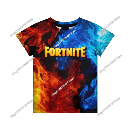 Summer Fashion Fortnite Mascot 3D Print Kids T Shirt Casual T-shirt Boys Girls Unisex Children's Clothing Tshirt Tops