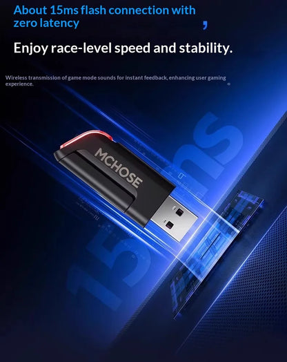 MCHOSE V9 Pro Headset with Microphone Three Mode Bluetooth Wireless Computer PC Gamer Headphones Accessories V9 Pro MCHOSE