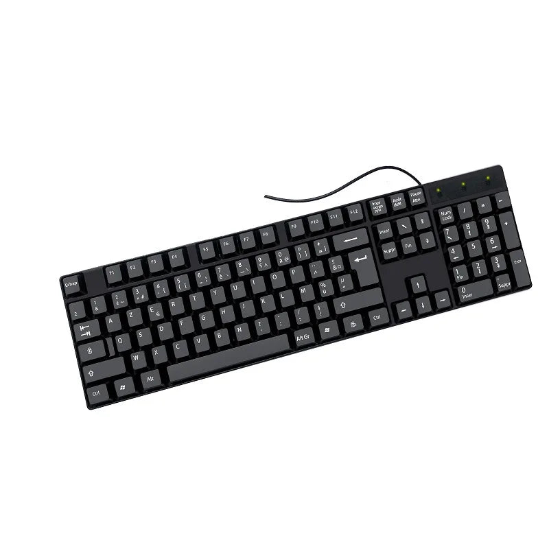 Spanish French Russian Arabic Letter Keycaps Keyboard Gaming Keyboard USB Wired 104 Keys for Computer