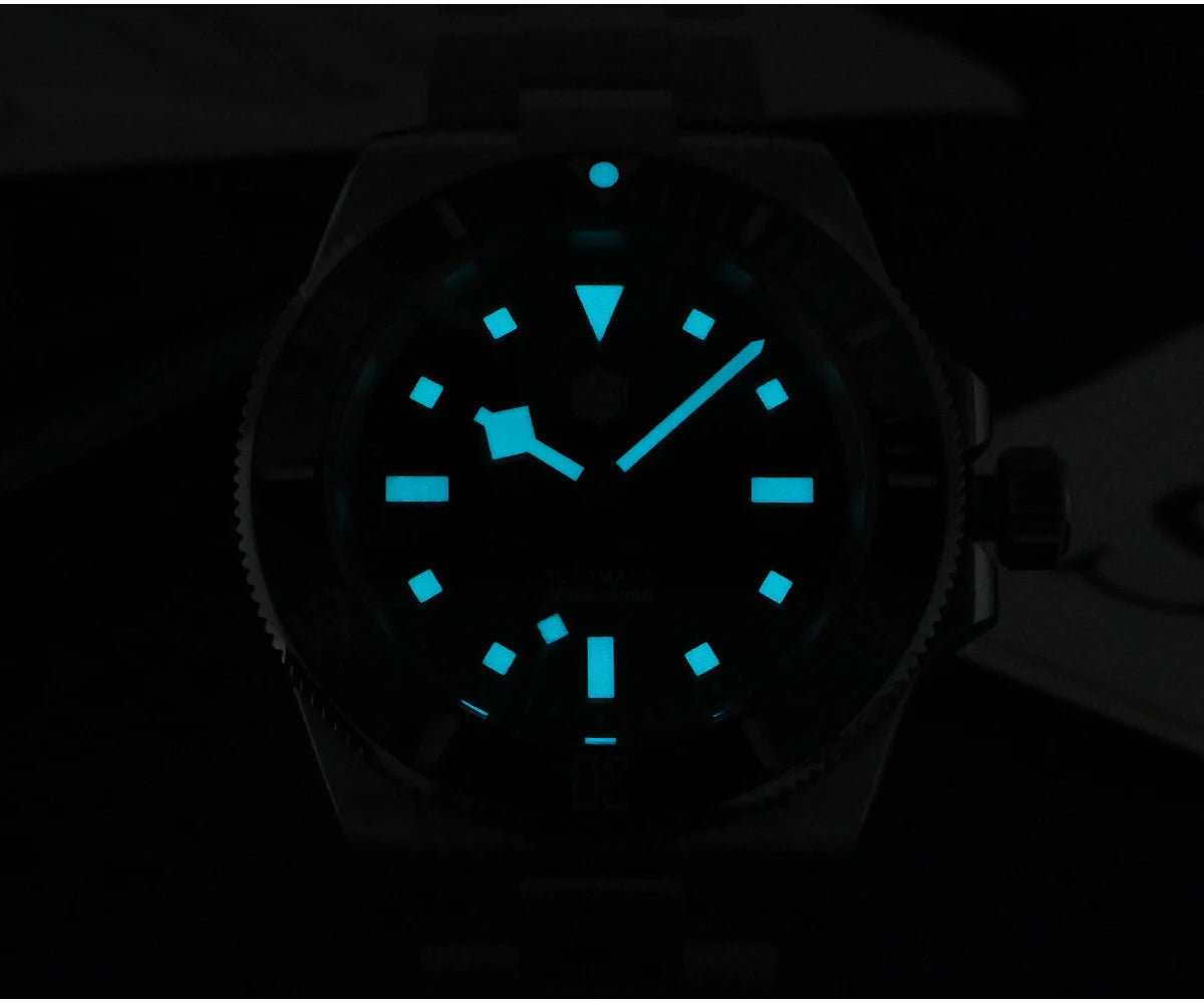 San Martin 40mm Stainless Steel Classic Men Diver Watch Japan NH35 Automatic Mechanical Sapphire Waterproof 300m SN0111