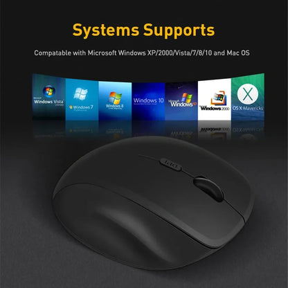 Rechargeable Bluetooth Wireless Mouse 4000 DPI Silent Wireless Mouse, Dual Mode Bluetooth & 2.4G USB Wireless Mouse for MacBook, PC & Laptop